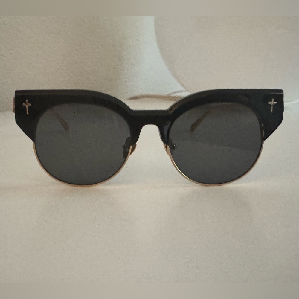 Valley Eyewear ADCC II black w gold titanium trim
